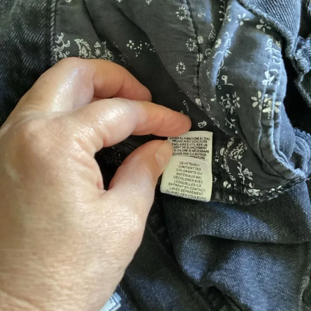 We The Free Regular High Rise Black Jeans Size 28